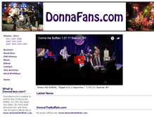 Tablet Screenshot of donnafans.com